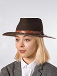 Шляпа BAILEY арт. 30004 CATTON (темно-коричневый)